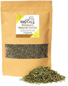 Kitty City Cat Premium Natural Catnip Tin, Premium Catnip Bag, Catnip with Silvervine, Catnip Spray