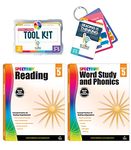 Carson Dellosa 31pc 5th Grade Reading Bundle, Grade 5 Word Study & Phonics and Reading Comprehension Workbooks and 5th Grade Reading Manipulatives, Literacy Centers for 5th Graders