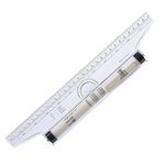 LIUJUNH Measuring Rolling Ruler 30cm Rolling Parallel Ruler Multi-Purpose Rolling Scale Draw Ruler Universal Foot Angle Rulers Measuring Ruler Tool for Architects Engineers Student Artists