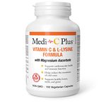 Medi C Plus Lysine with Magnesium Powder | Vitamin C & L-Lysine Formula (150 Caps)