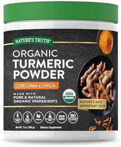 Nature's Truth Organic Turmeric Supplement Powder | 7 oz | Pure & Natural Turmeric Ingredients | Vegan, Non-GMO & Gluten Free Formula