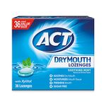 ACT Dry Mouth Lozenges Soothing Mint, 36 Count