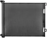 Veraste Retractable Baby Gate for Doorways and Stairs, Mesh Safety Gate for Pet, Indoor & Outdoor Use, One-Hand Operation, Easy Installation, 33.6" Tall, Expands to 55" Wide（Black,33.6"x55"