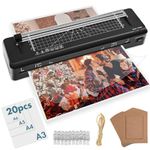 Laminator A3 Laminator Machine with Built-in Trimmer, Fast Warm-up, 13 Inches Cold and Thermal Laminator with 20 Laminating Sheets, Portable Laminating Machine for Home School Use (A3 laminator UK)