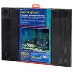 Penn-Plax Clear-Free Premium Under Gravel Aquarium Filter (UGF) – Freshwater and Saltwater Safe – Suitable for 29 Gallon Tanks,Blue