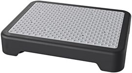 SPACELEAD Mobility Step Stool for Adults & Seniors, Indoor/Outdoor Portable Stair Assist, Anti-Slip Bathroom Step Stool, Platform Step for Kitchen, Office, and Bedroom, 600lbs Capacity, Black-Gray