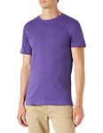 Build Your Brand Men's T-Shirt Round Neck - Ultraviolet - XL