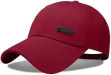 CACUSS Men's Baseball Cap Classic Cotton Dad Hat Golf Cap with Adjustable Buckle Closure Trucker Hat