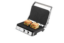 Russell Hobbs RST2006CG 2000W GrillMaster 180° 6-Slice Electric Grill Sandwich Maker | Full Flat Toaster Griller | Adjustable Temperature & Timer | Drip Tray, Ready-to-Cook Indicator | 2-Year Warranty