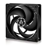 ARCTIC P12 - PC Fan, 120mm Fan, PC Case Fan, Pressure-optimised, quiet motor, Computer, Fan Speed: 1800 rpm - Black