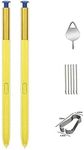 2PCS Galaxy Note 9 Pen,Stylus Touch S Pen Replacement for Galaxy Note 9 SM-N960 (Without Bluetooth) with Tips/Nibs+Eject Pin (Yellow)