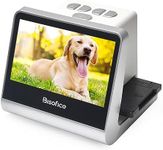 Film and Slide Scanner for 135 Film(36 * 24mm)/126KPK /110 Film/Super8/ Monochrome/Slide to Digital JPEG Photos Built-in 16GB Memory 5'' LCD Screen Free APP Support Connect with PC Compute TV ALKOY