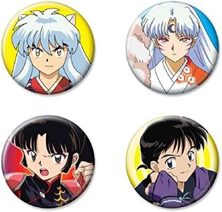 Ata-Boy InuYasha Set of 4 3.2cm Collectible Buttons