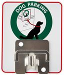 MDC Dog Parking Hook, safely secure your dog to leave your hands free, suitable on most surfaces, easy to fit