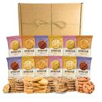 Border Biscuits Lovers Hamper Gift Set 12 Packs of Two Biscuits (24 single biscuits) Individually wrapped Delicious Luxury Snacks Hamper | Afternoon tea addition