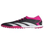 adidas Unisex Accuracy.3 Turf, Black/White/Team Shock Pink, 9