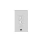 6-Speed Ceiling Fan Bluetooth Hardwired Wall Control with Single Pole Wallplate for Modern Forms Smart Fans