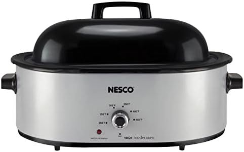 Nesco MWR18-47 Electric Roaster, standard, Silver