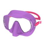 Speedo Unisex Kids Adventure Swim Mask Junior, Sweet Purple/Clear, One Size
