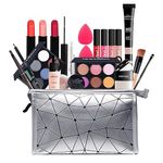 FantasyDay All-in-one Makeup Set Gift Surprise | Full Makeup Kit for Women Cosmetic Essential Starter Bundle Include Eyeshadow Palette Lipstick Blush Foundation Concealer Face Powder Lipgloss Brush