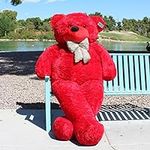Joyfay 91" Giant Teddy Bear Red Hug