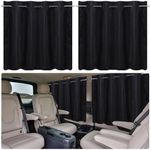 ZATOOTO Car Window Shades with Extendable Rods, Blackout Car Shade for Baby Dual Use As Car Sun Shade Side Window and Rear Hatch Shade for Most SUV, MPV, Truck, Van