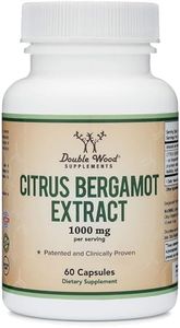 Citrus Bergamot Supplement - Only Patented, Clinically Proven Bergamot Extract - 1,000mg Servings (Sourced from Italy) (60 Capsules) by Double Wood