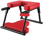 WXWS Yoga Headstand Bench - Folding Yoga Feet Up Inversion Chair for Workout - Metal Frame Anti-Slip Headstand Fitness Stool for Gym and Home Exercises