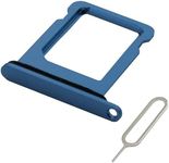 MMOBIEL SIM Card Tray Compatible with iPhone 13 Mini – SIM Card Slot Tray Holder – SIM Card Holder Replacement – Incl. SIM Card Removal Tool and Waterproof Rubber Seal Ring - Blue