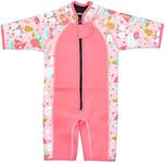 Splash About Childrens Kids Shorty Wetsuit, Owl & The Pussycat, 4-6 Years EU