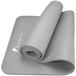 ROMIX Yoga Mat thick 15 MM Foam Exercise Mat 180x60x1cm Non Slip Gym Mat with Carry Bag and Strap, Workout Mat, Yoga Mats for Women Men Pilates mat Gymnastics Meditation Home Outdoor