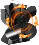 4-Blade Heat Powered Stove Fan for 