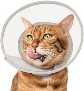 Cat Cone Collar Soft: Comfortable Waterproof Mesh Recovery Cone After Surgery to Stop Licking and Scratch, Alternative to Plastic Elizabeth Head/Neck Cone