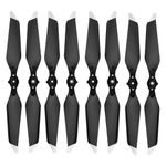 Tosiicop 4 Pairs Mavic Pro/Mavic Pro Platinum Propellers Replacement Prop Blades Low Noise Quick-Release 8331F Wings for DJI Mavic Pro/Mavic Pro Platinum Drones Accessories Silver Tips