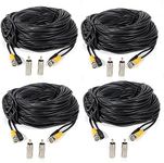 Masione® 4 Pack 100ft BNC Video Pow