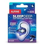 Alpine SleepDeep Mini – Ear Plugs for Sleep and Concentration - New 3D Oval Shape and Super Soft Reusable Noise Cancelling Ear Plugs - 27dB Noise Reduction - Ideal for Side Sleeper (Small)