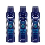 Nivea Men Fresh Active Deodorant Spray, 450Ml, Pack Of 1