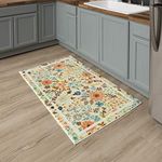 Mohawk Home Machine Washable Summer Kitchen Rug ,Summer Floral 2'6" x 4'2"