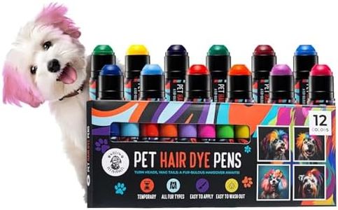 Dog Hair Dye- 12 Color Dog Safe Hair Dye- Dog Dye Temporary. Pet Hair Dye for Dogs use as: Pet Safe Paint, Pet Dye, Dog Paint, Dog Fur Dye, Horse Paint, Dog Hair Color, Dog Safe Paint