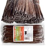 50 Organic Grade A Madagascar Vanilla Beans by FITNCLEAN Vanilla. Certified Organic ~13cm Bulk for Extract and All Things Vanilla | Fresh Raw Non-GMO Pods.