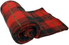 Dreamscene Check Polar Fleece Throw