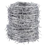 Green Blade 1x 30m Barbed Wire in Carry Tub - Outdoor Garden Security Fence Fencing Anti-Cat Fox Bird Deterrent Spikes Roll