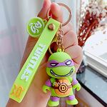 Arkanum Teenage Mutant ninja Turtles Don Charm Keychain (Donatello)