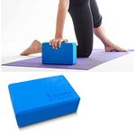 Cockatoo Yoga Block - Supportive Latex-Free EVA Foam Soft Non-Slip Surface for Yoga, Yoga Bricks Pack Of 1 (6 Month Warranty)