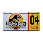 Jurassic Trilogy | Explorer #04 | Metal Stamped License Plate