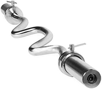 Cap Barbell Solid Super Curl Bar with Collars