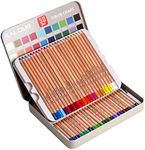 KALOUR Pro Pastel Chalk Colored Pencils,Set of 50 Colors,Color Charcoal Pencils for Drawing Sketching Coloring Shading,Art Supplies for Adults Artists