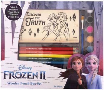 Disney Frozen 2 Wooden Pencil Box Set