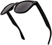 VITENZI Sunglasses with Readers for Men and Women Classic Reading Sun Tinted Glasses with Full Readers - Rimini in Black 2.25