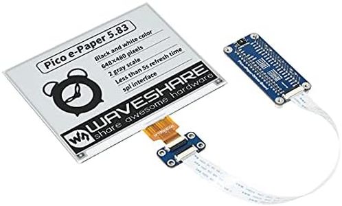 Waveshare 5.83inch E-Paper E-Ink Display Module for Raspberry Pi Pico 648×480 Pixels Black/White SPI Interface